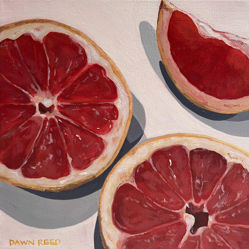 "Just a citrus"
Acrylic on gallery wrapped canvas 
8 x 8" (20 x 20cm)
SOLD