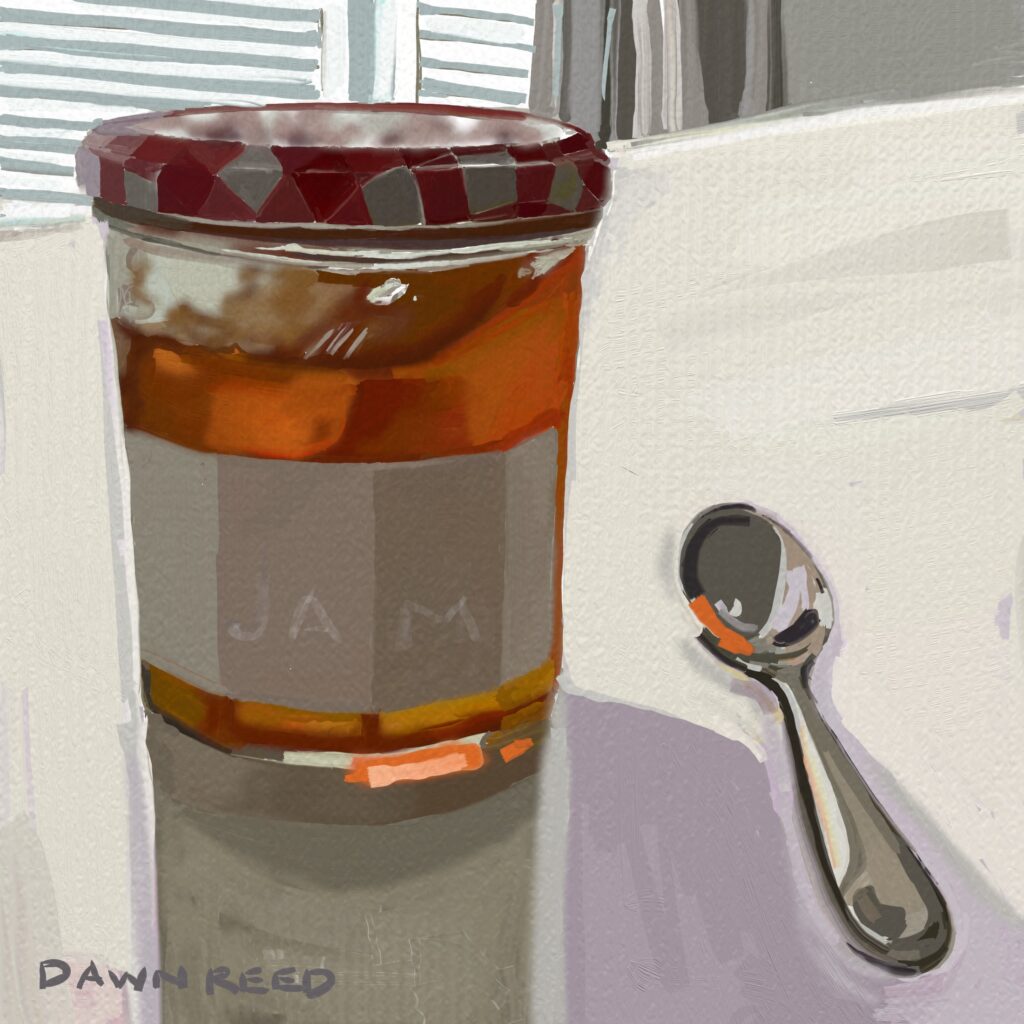"Marmalade Jam" Digital painting SOLD