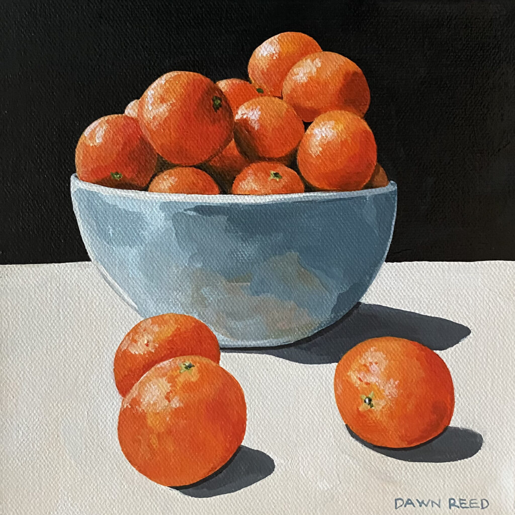 "Bowl of oranges"