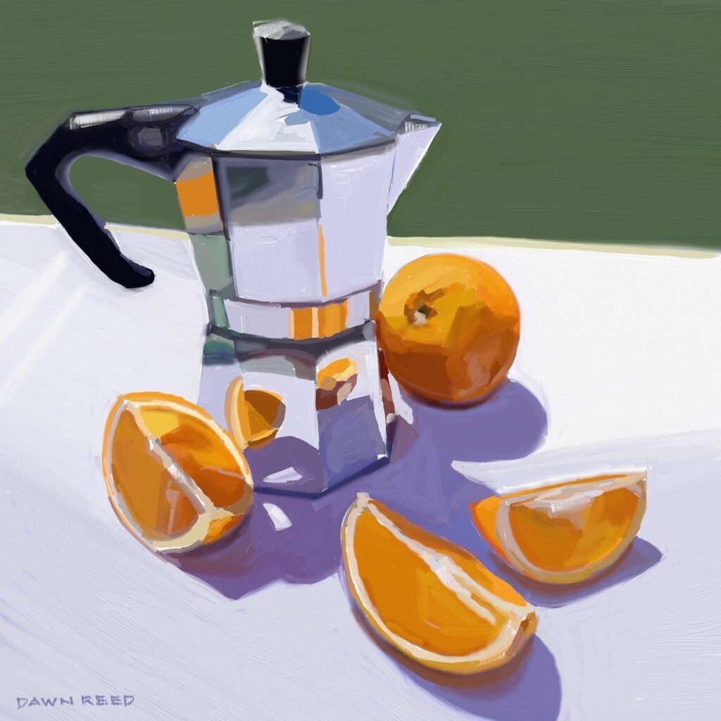COFFEE WITH A SLICE OF ORANGE